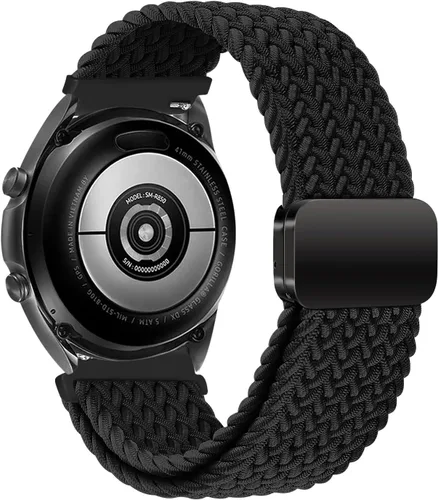 Miniatura 23 de Correa de nailon compatible con Samsung Galaxy Watch 7/6/5/4/FE 1.732 in 1.575 in/Galaxy Watch 5 Pro 1.772 in/Watch 4/6 Classic 1.850 in 1.811 in