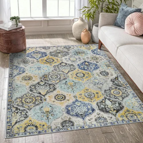 Miniatura 32 de Lahome - Alfombra de marroquí tejida, alfombra para cocina, pasillo, antideslizante, pasillo para entrada, pasillo de lavadero, dormitorio, 274 x