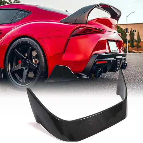 Miniatura 10 de Alerón de tronco de fibra de carbono seca A91 compatible con Toyota GR Supra A90 A91 2020-2026, piezas personalizadas, alerón de labio trasero