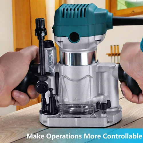 Miniatura 5 de Dobetter Base de enrutador de inmersión de repuesto para Makita 196094-2, soporte de enrutador de inmersión de aluminio compatible con router
