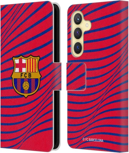 Miniatura 136 de Head Case Designs Funda de piel con licencia oficial del FC Barcelona Barca Crest Graphics para Samsung Galaxy A06 4G