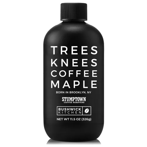 Jarabe de arce Coffee Maple Syrup de Trees Knees, jarabe de arce orgánico grado A con un sabor audaz a café, vegano, sin gluten y hecho en los