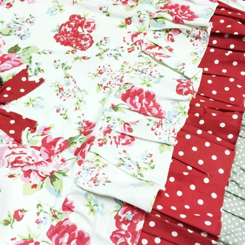 Miniatura 5 de Wrapables Delantal con volantes y rosas para madre e hija para hornear, cocinar y hacer manualidades, adulto