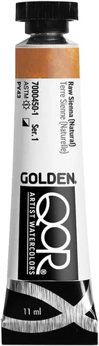 Miniatura 43 de GOLDEN QoR Acuarelas para artistas, Azul cobalto y teja, tubo de 11 ml, pintura profesional de acuarela, semiopaca Verde azulado cobalto