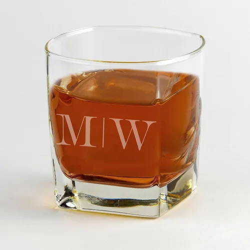 Miniatura 7 de Vaso de whisky con monograma Vidrio de rocas personalizado Vidrio de whisky padrino Vaso de whisky personalizado Vaso de whisky grabado