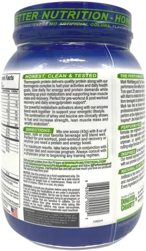Miniatura 2 de Performance Inspired Nutrition - Proteína de suero rasgada, moca, 2.25 libras