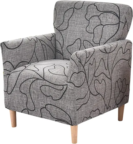 Miniatura 84 de HAOYONG - Funda elástica de terciopelo para silla de banquete, fundas para sillas de 1 pieza, fundas para sillones de sofá, funda suave para sillón