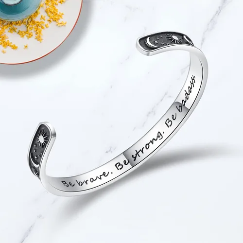 Miniatura 2 de TONY & SANDY - Brazaletes motivacionales para mujeres, adolescentes o niñas, regalos de cumpleaños personalizados para mamá, hija, hermana o amigas