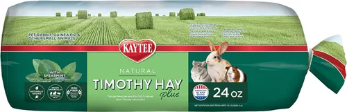 Miniatura 2 de Kaytee All Natural Timothy Hay Plus Mint para conejillos de indias, conejos y otros animales pequeños, 24 onzas