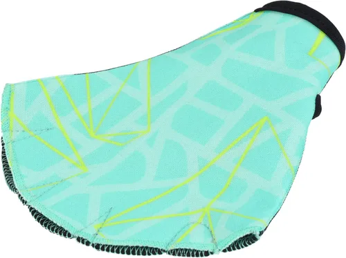 Miniatura 4 de PATIKIL Guantes acuáticos de natación guantes de natación con malla de impresión de resistencia al agua accesorios de entrenamiento para natación