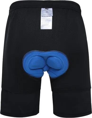 Miniatura 3 de EZRUN - Pantalones cortos de ciclismo de montaña acolchados 3D para hombre