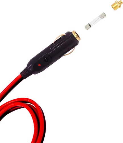 Miniatura 2 de Paquete de 2 enchufes macho a encendedor de cigarrillos macho de 12 V de alta resistencia, enchufe de repuesto de adaptador de corriente