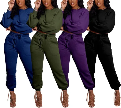 Miniatura 6 de PINSV Trajes de dos piezas para mujer, trajes de entrenamiento