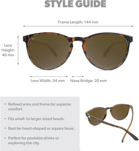 Miniatura 53 de Knockaround Mai Tais - Gafas de sol polarizadas para mujeres y hombres, lentes resistentes a los impactos y protección completa UV400