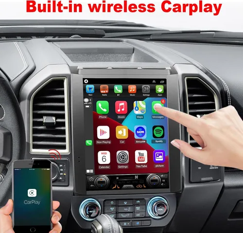 Miniatura 4 de Para Ford F150 actualización de radio 2015 2016 2017 2018, pantalla táctil estéreo QLED de 12.1 pulgadas, CPU de 8 núcleos, Carplay Android Auto