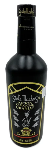 Colonia Original Siete Machos URANIA 25.37 oz. (750ml) (1 Paquete)