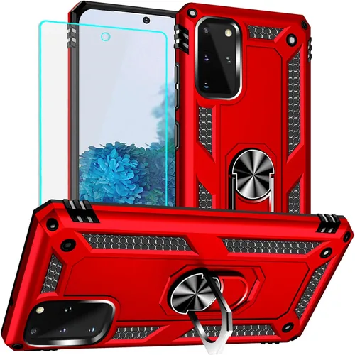Miniatura 13 de Yiakeng Funda para Samsung Galaxy S20 FE, funda Galaxy S20 FE 5G con protector de pantalla HD, fundas protectoras de grado militar con anillo