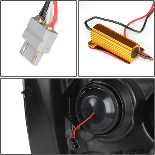 Miniatura 5 de Auto Dynasty - Juego de faros delanteros LED DRL compatible con 2007-2014 Chevy Tahoe Suburban Avalanche, lámparas de proyector para lado