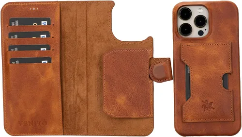 Miniatura 139 de Venito Florence - Funda de piel compatible con Samsung Galaxy S9, extra segura con bloqueo RFID, cartera desmontable para teléfono (gris decolorado)