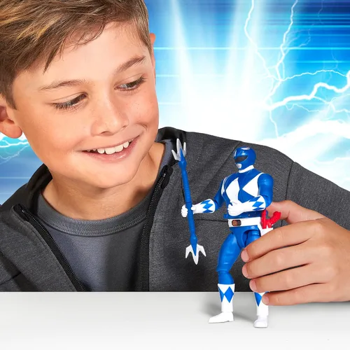 Miniatura 2 de Power Rangers Re-Ignition - Figura de acción de 6 pulgadas Auto Morphin - Blue Ranger