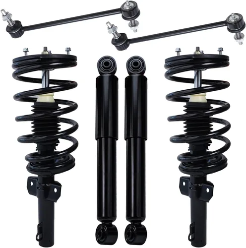 Miniatura 30 de Detroit Axle - Kit de puntales delanteros de 6 piezas para Ford Escape 2014-2019, 2 puntales y muelles helicoidales, 2 enlaces de barra