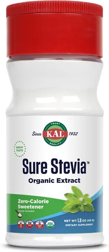 Miniatura 11 de KAL Sure - Extracto de stevia en polvo, bajo en carbohidratos, edulcorante de stevia a base de plantas, gran sabor, cero calorías, cero azúcar, bajo