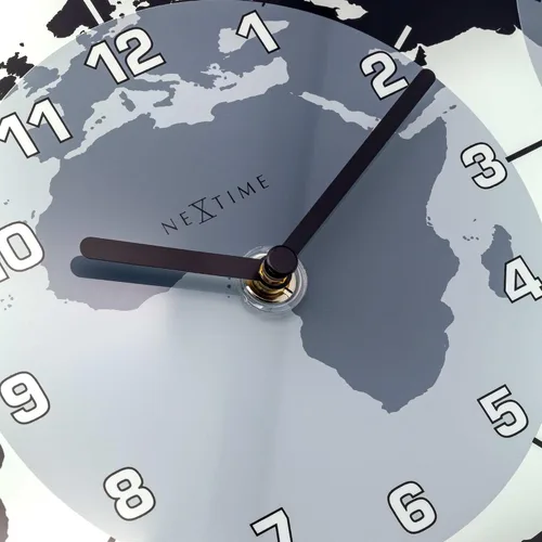 Miniatura 9 de NEXTIME Reloj de pared Mondial, transparente, (NT8108)