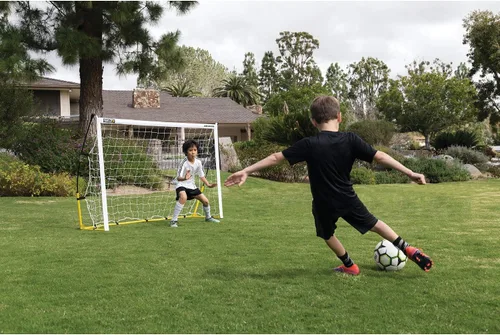 Miniatura 2 de Portería de fútbol SKLZ Quickster - Portería portátil para el patio trasero y el campo - Marco resistente Tension-Tite y red de 2 capas de calibre