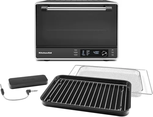 Miniatura 2 de KitchenAid Horno de convección dual de encimera con freidora de aire y sonda de temperatura - KCO224BM