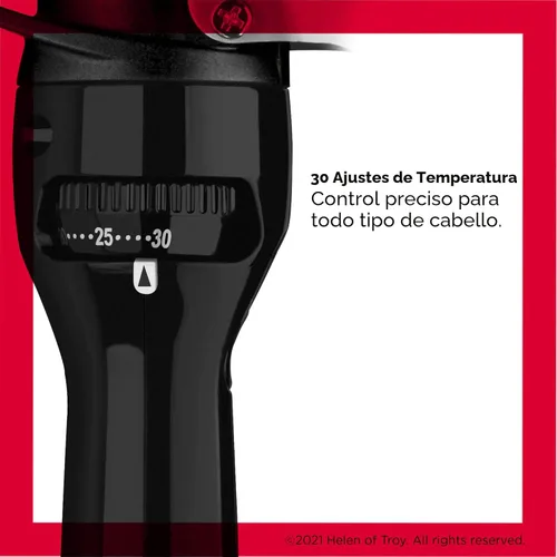 Miniatura 3 de Revlon Perfect Heat - Plancha rizadora de cerámica triple Para rizos en espiral suaves y sedosos (1/2 pulgada)