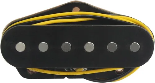 Miniatura 3 de FLEOR Alnico 5 Black TL Bridge Pickup para guitarra eléctrica estilo TL Pieza Negro