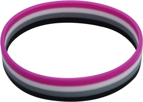 CHOORO Pulsera LGBT Orgullo Gay Pulseras de Goma de Silicona Arco Iris Pulseras LGBTQ Joyería Orgullo Gay Regalos
