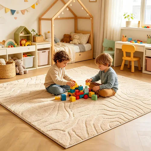 Miniatura 28 de UKELER Tapete antideslizante para puerta, alfombras de acento modernas para entrada, estilo romántico campestre americano, alfombras de algodón