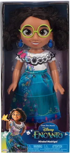 Miniatura 3 de Disney Encanto Mirabel Doll - Muñeca articulada de moda de 14 pulgadas con gafas y zapatos