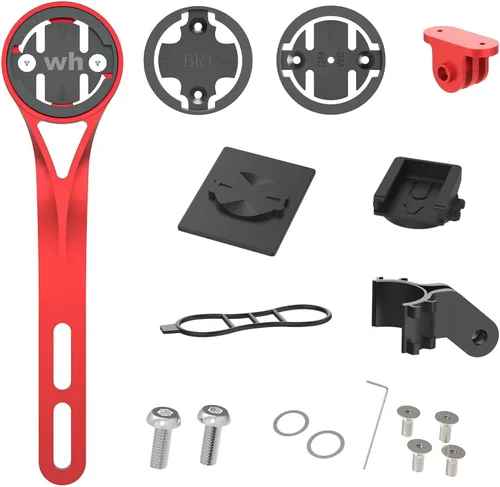 Miniatura 8 de Soporte para computadora de bicicleta, soporte frontal para bicicleta para manillar de bicicleta integrado, compatible con bicicletas de carretera