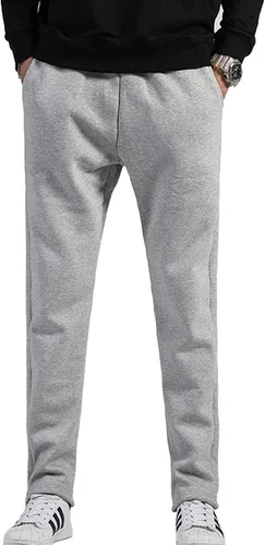 Miniatura 19 de MACHLAB Pantalones deportivos térmicos de forro polar para hombre, pantalones de chándal gruesos y cálidos para invierno