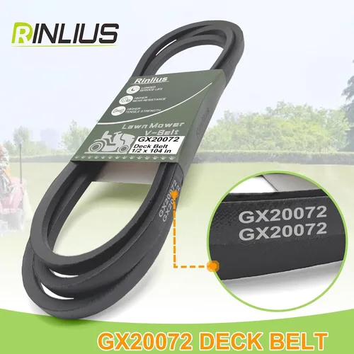 Miniatura 5 de Cinturón de cubierta de cortacésped GX20072 para John Deere LA105 LA115 L110 D110 L100 L130 L1742 D100 D120 D130 GY20570 42 pulgadas