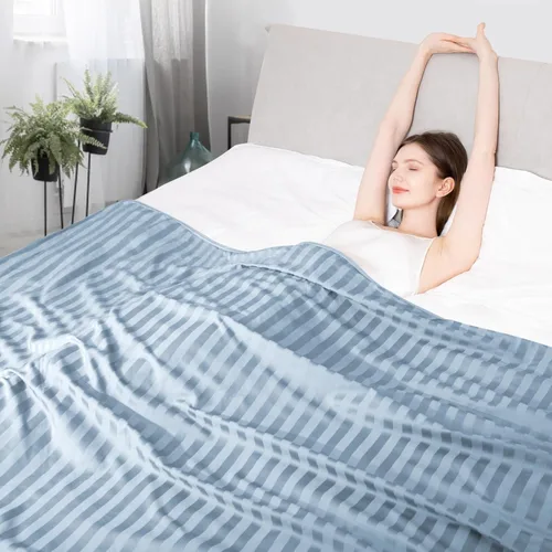 Miniatura 20 de Elegear Manta Refrescante Revolucionaria que Absorbe el Calor para Mantener el Cuerpo Fresco para Sudores Nocturnos, Arc-Chill 3.0 Fibra Fresca