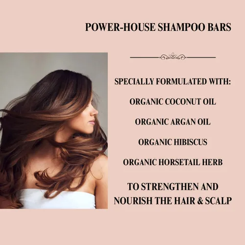 Miniatura 6 de Barra de champú de aceite de coco y argán, hidratante profunda para cabello seco dañado. Champú sólido hidratante y nutritivo para cabello rizado