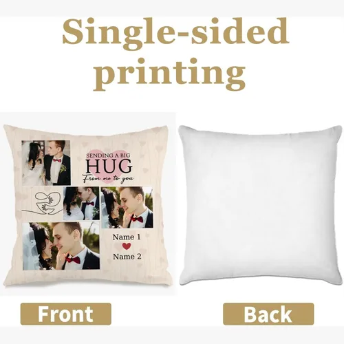Miniatura 18 de Custom 6 Photo Throw Pillow Cover with Text for Mom, Cozy Cushion Ideal as a Thoughtful Gift for Family Mother’s Day Holidays or Special Occasions 6