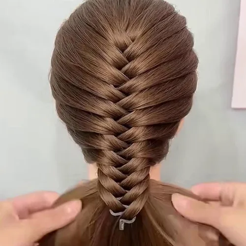 Miniatura 3 de Base de pelo rubio esponja invisible clip peine Bump It Up volumen herramienta moño donut styling inserción extensiones de cabello accesorios