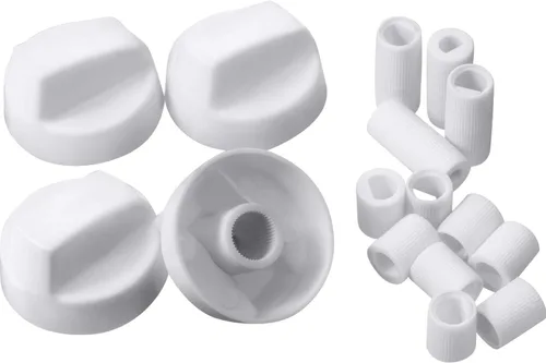 Miniatura 6 de Jetec Paquete de 4 perillas de control de repuesto con 12 adaptadores para horno/estufa/cocina, por favor verifique cuidadosamente si las Negro