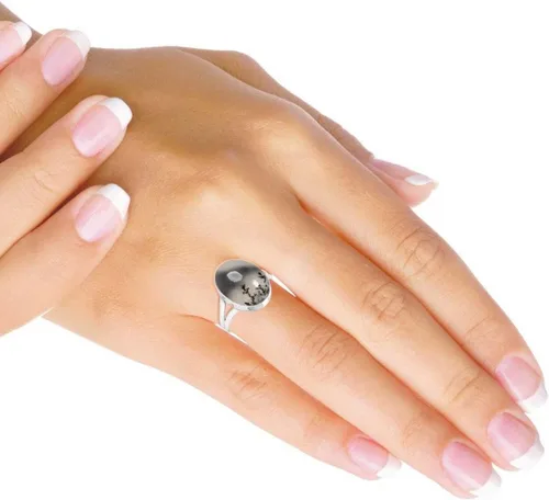 Miniatura 2 de Jeweloporium Anillo de plata de ley 925 maciza, hecho a mano para mujer