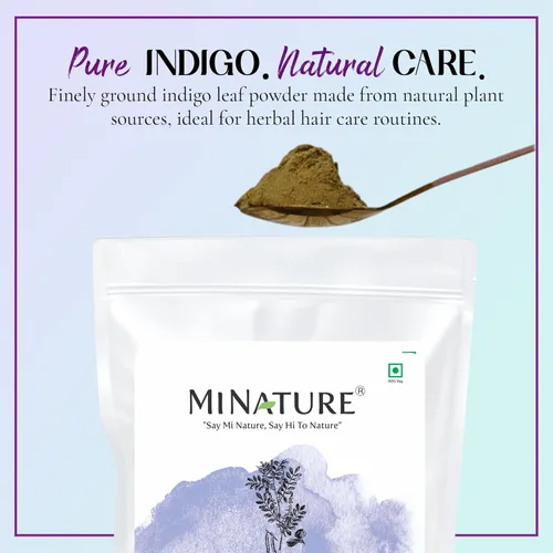 Miniatura 2 de Polvo índigo natural, 4.02 oz (4 onzas), Indigofera Tinctoria, Rajasthani Indigo Powder para tinte para el cabello, color natural del cabello por mi