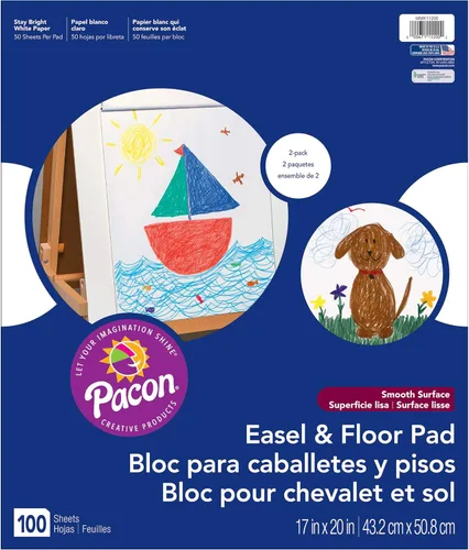 Roselle - Almohadilla de caballete y suelo, 17 x 20 pulgadas, 50 unidades cada almohadilla, paquete de 2 (11200-2)