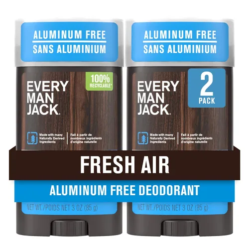 Miniatura 17 de Every Man Jack Juego variado de desodorantes para hombre, tres barras desodorantes de tamaño completo con ingredientes limpios y aromas increíbles