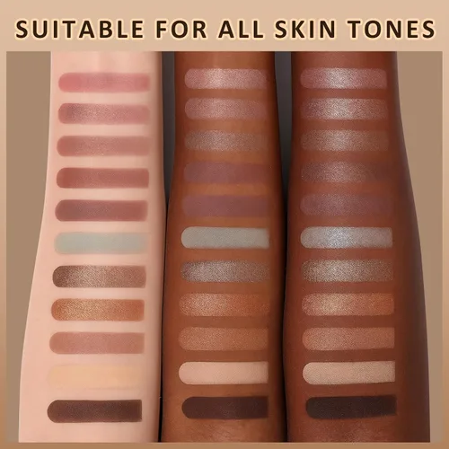 Miniatura 4 de UCANBE - Paleta de sombra de ojos horneada de 16 colores con 15 pinceles de maquillaje, sombra de ojos de mezcla mate y brillante para mujeres