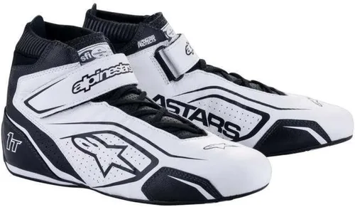 Miniatura 8 de Alpinestars Tech 1-T V3 - Zapatos de conducción SFI - Talla 7.5 - Negro/Gris Frío/Amarillo (2710122-1055-7.5)