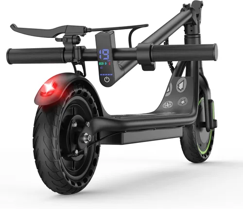 Miniatura 17 de Patinete eléctrico, motor de 350 W-500 W, 9 MPH a 22 MPH, rango de 10-41 millas, suspensión doble, freno dual, control de aplicación, scooter Naranja