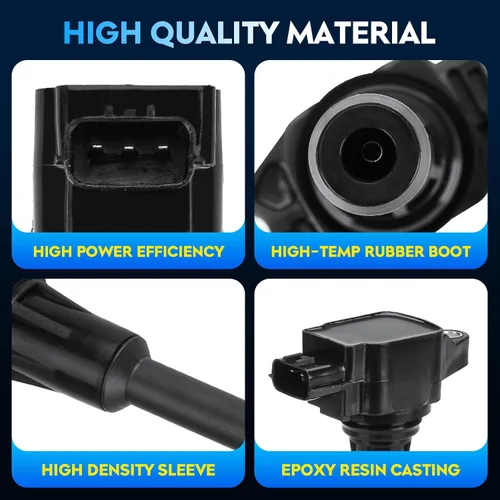 Miniatura 2 de Paquete de bobinas de encendido para Nissan Altima 2007-2018 2.5L L4, Rogue 2008-2016 2.5L L4, Sentra Select March Cube NP300 Frontier Tiida Urvan